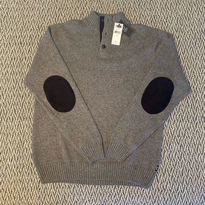 Chaps Sagmore Patched Elbow Sweater NWT
